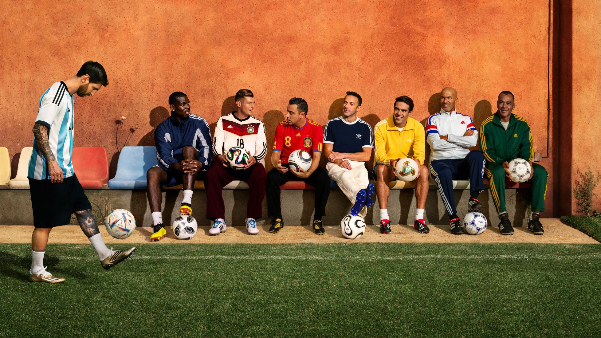 Messi Pogba Kroos Xavi Del Piero Kaka Zidane Cafu