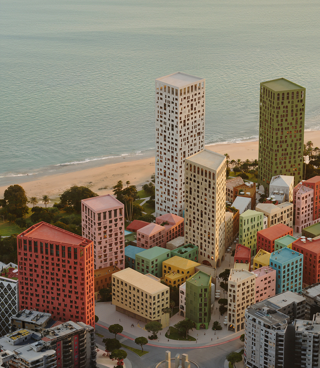 Vlore beach project by Oppenheim architecture