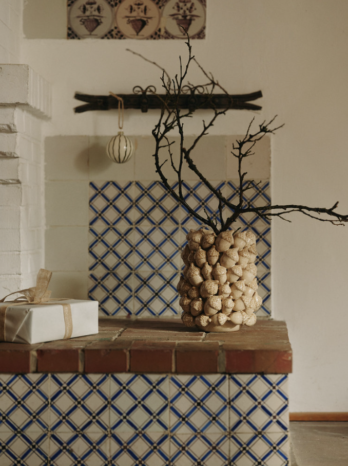 Nature-inspired Christmas decor elements