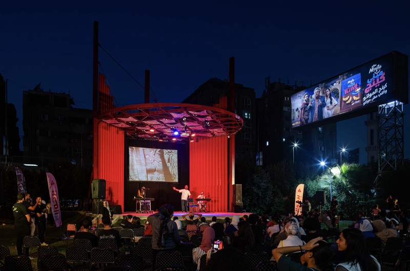 Pergola arts pavilion in Cairo designed by CLUSTER and THISS Studio