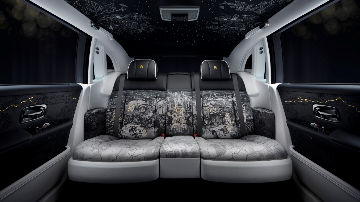 The finished artwork spans 45 individual panels