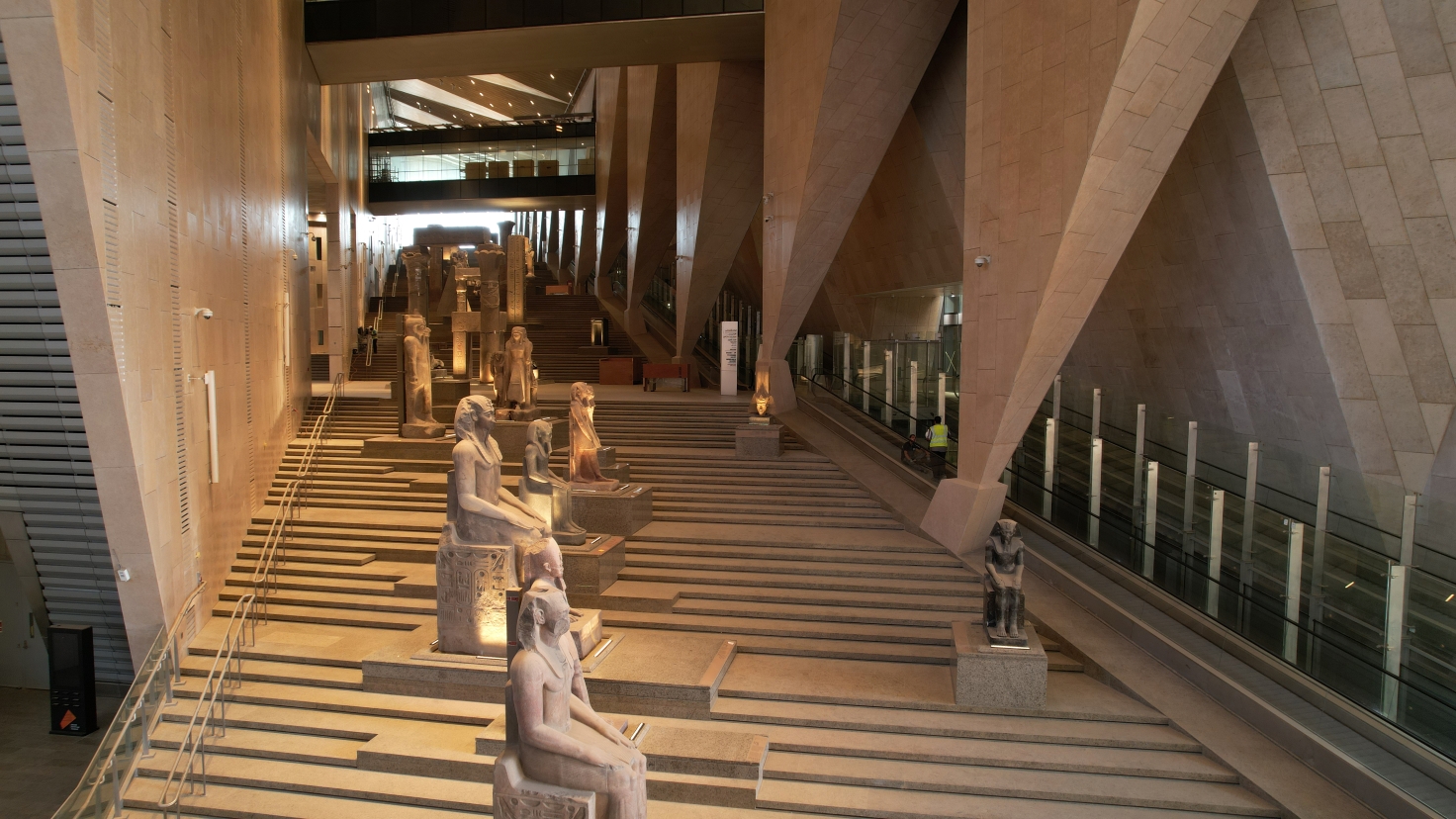 GEM Grand Staircase - Copyright Grand Egyptian Museum