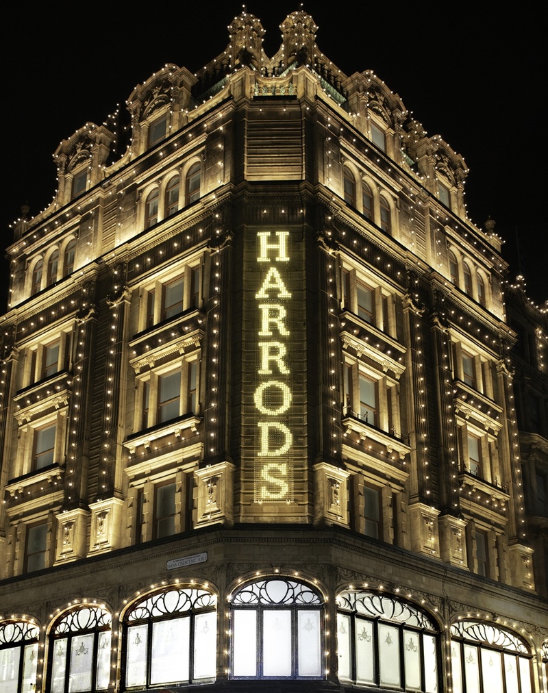 Harrods Façade Lighting by L'Observatoire International