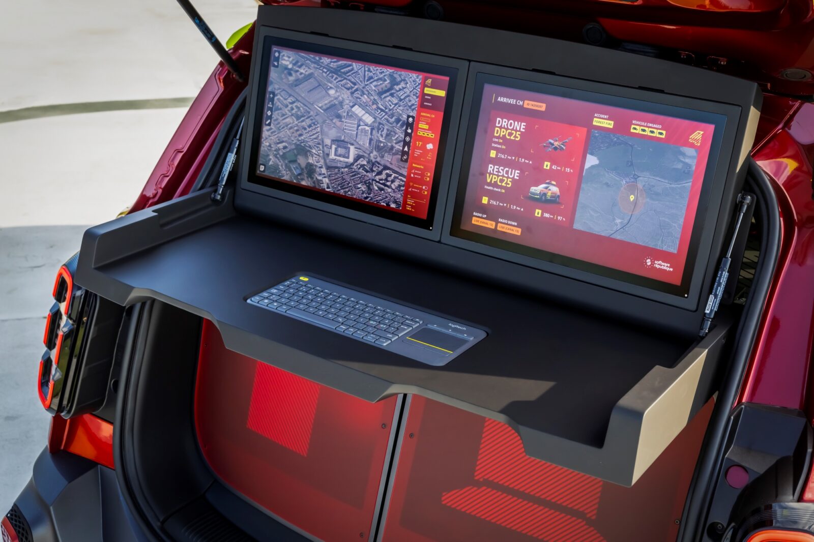 vision 4rescue built-in interface