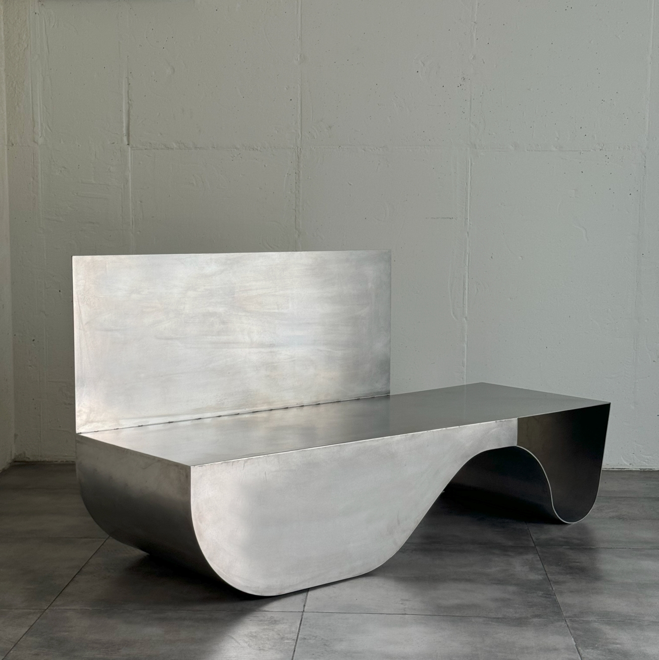 Stainless steel sofa