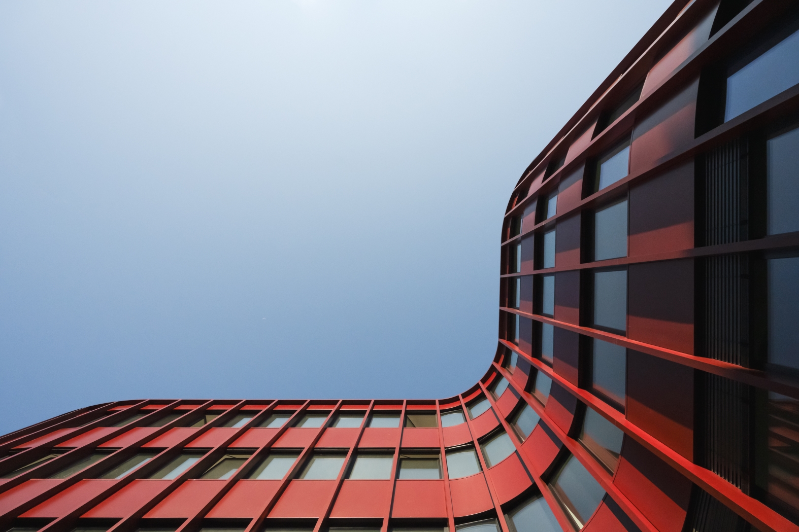 View from the offices on the penthouse floor.View from the offices on the penthouse floor.Facade detail Photo credit: Franco Casaccia / JSWD