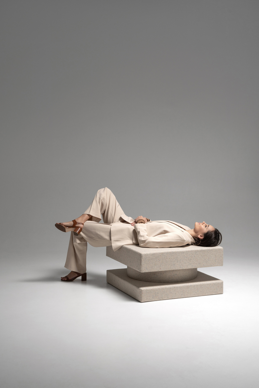 +kouple Steps Beyond Lighting With a Geometric Taitō Pouf