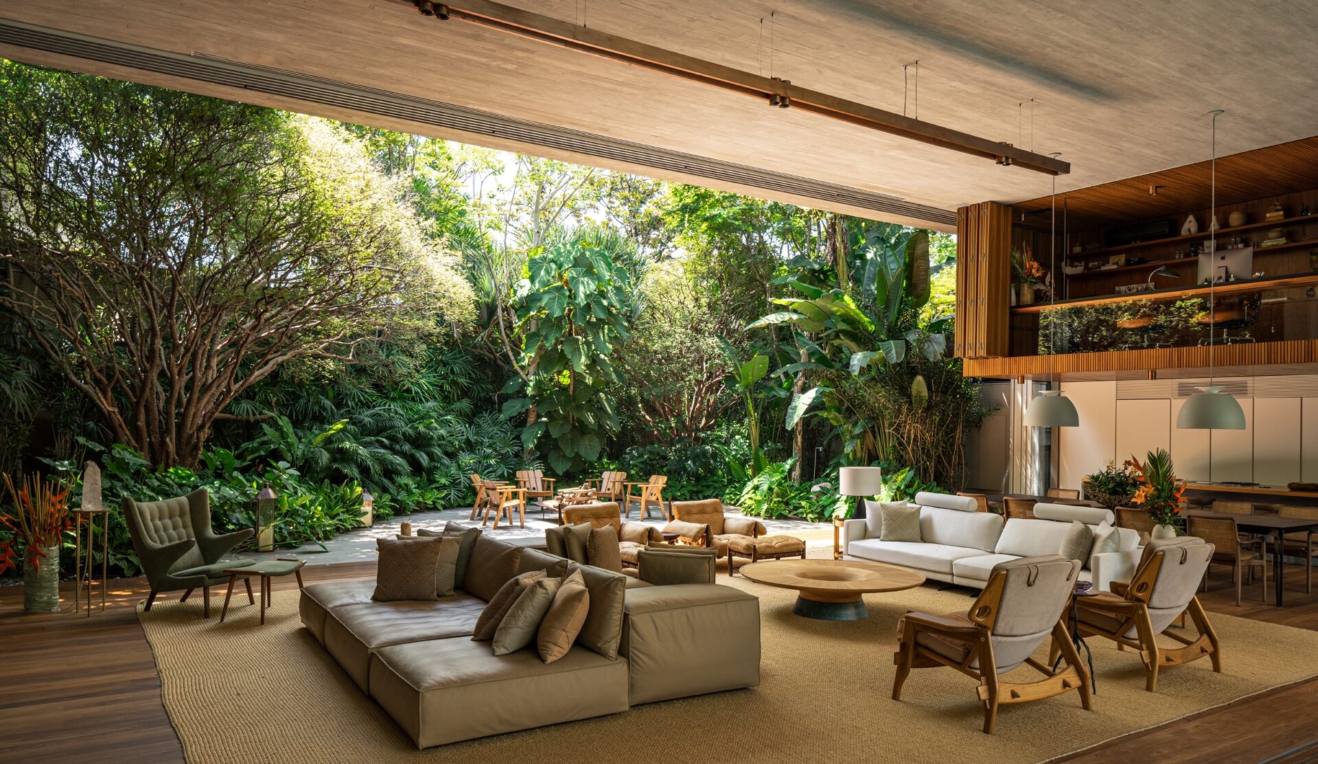 Vertical Gardens and Sliding Wood Panels Define This Sao Paulo