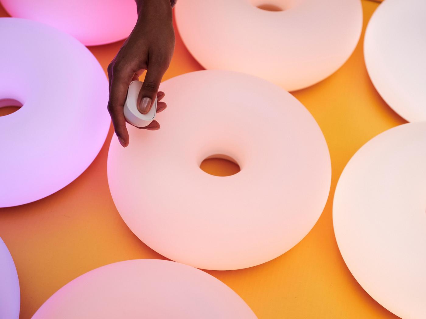 IKEA Launches New Version of the Iconic VARMBLIXT Doughnut Lamp