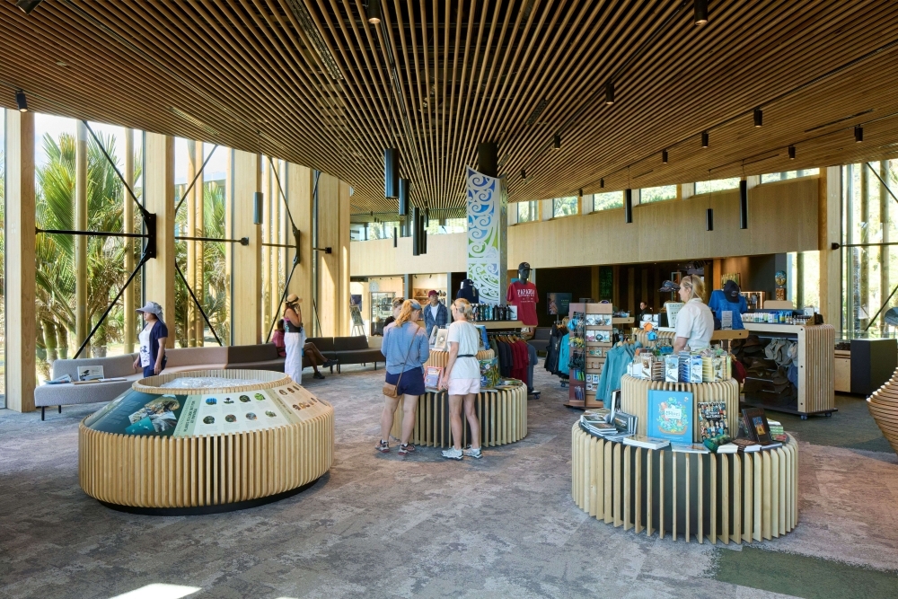 Punangairi Visitor Centre on New Zealand’s West Coast - interior design