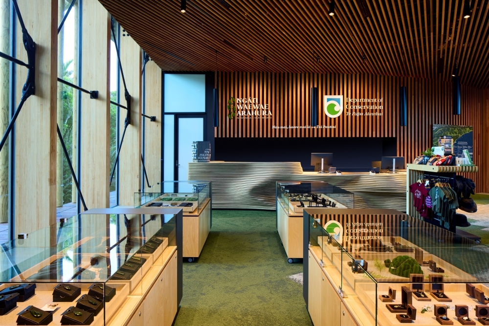 Punangairi Visitor Centre on New Zealand’s West Coast - interior design