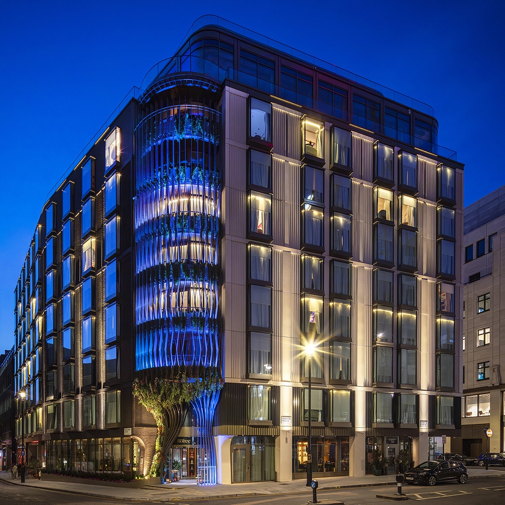 The BoTree hotel London Lighting Design