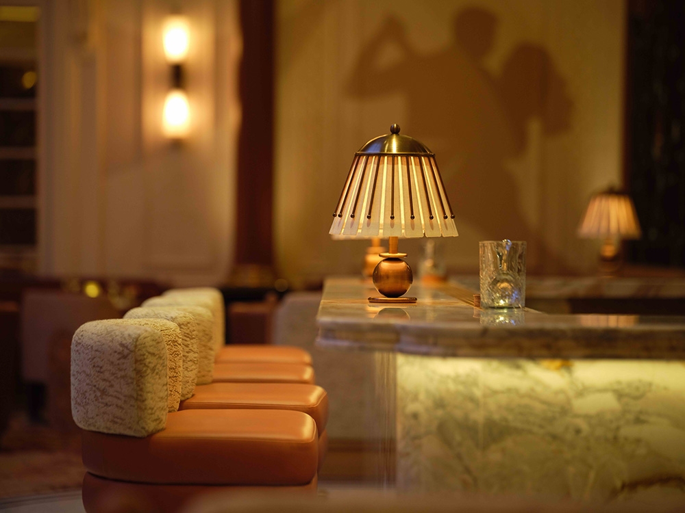 Gallery at The Savoy London's new lighting design by Atelier Lighting