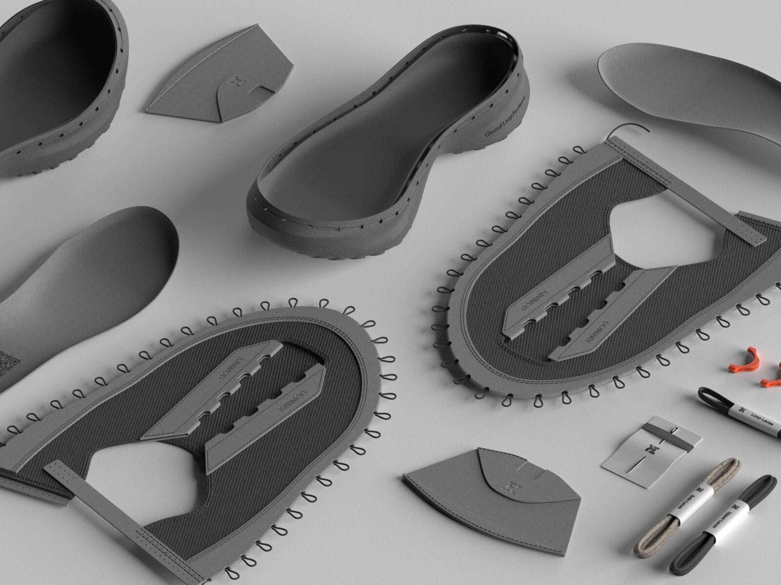 Closed Loop Footwear by Dominik Scherrer