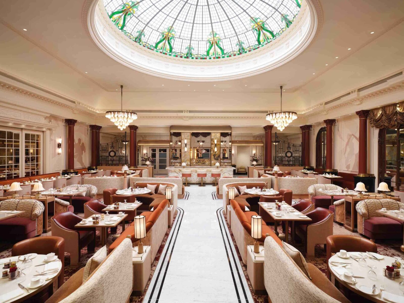 Gallery at The Savoy London's new lighting design by Atelier Lighting