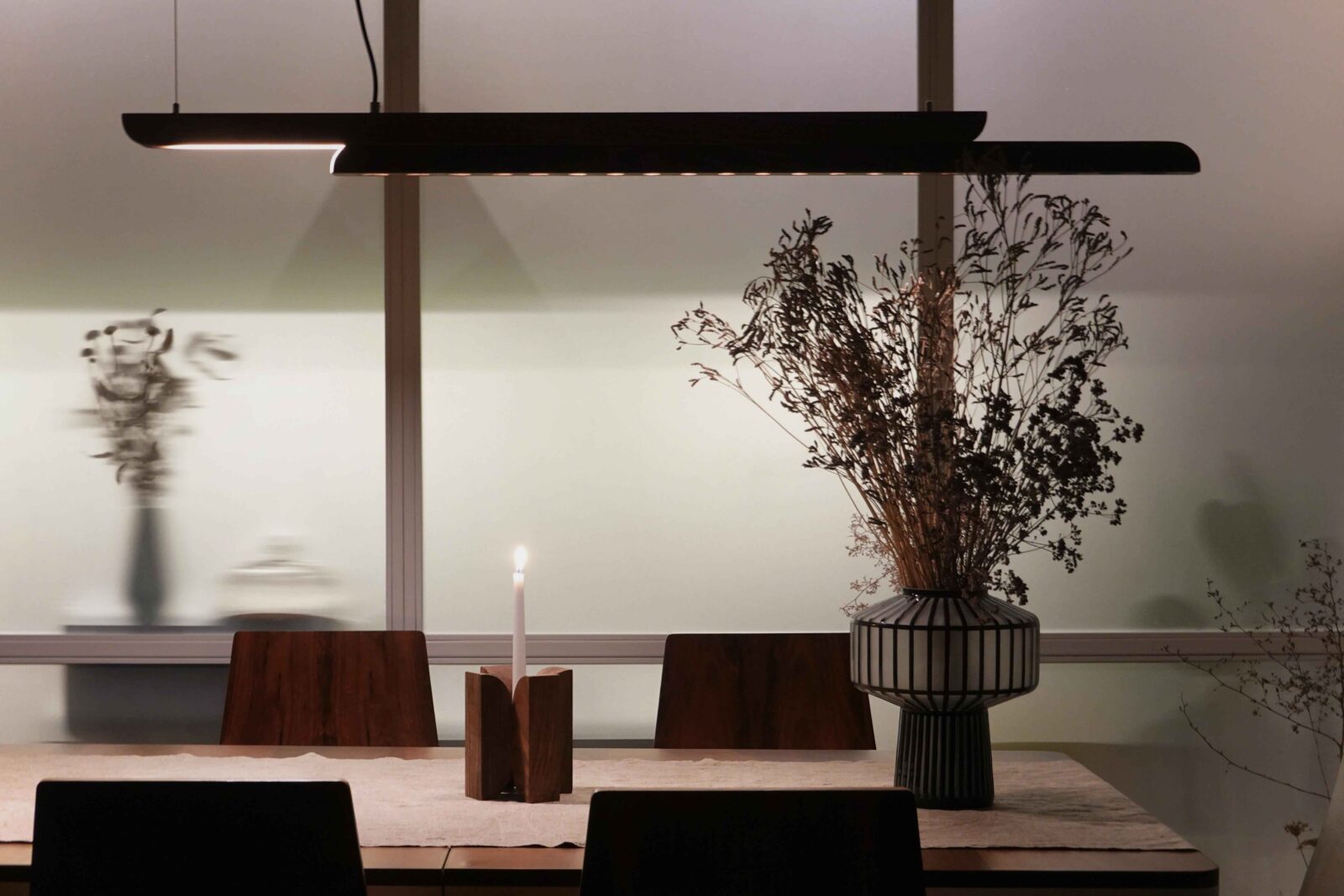 Moono- Sliding pendant Light by Shre