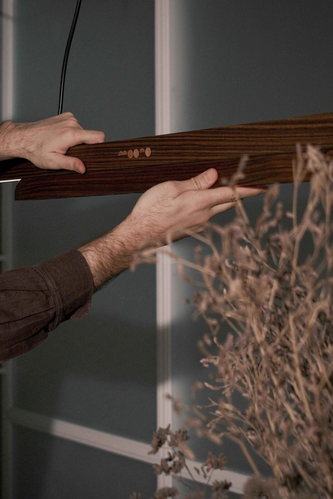 Moono- Sliding pendant Light by Shre