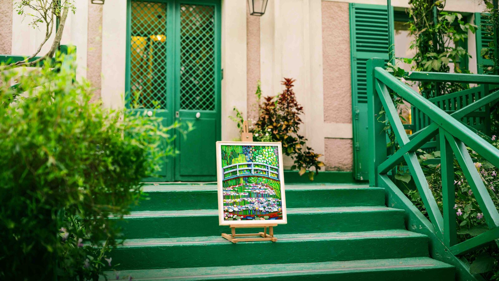 LEGO Art Claude Monet – Bridge over a Pond of Water Lilies (31220)