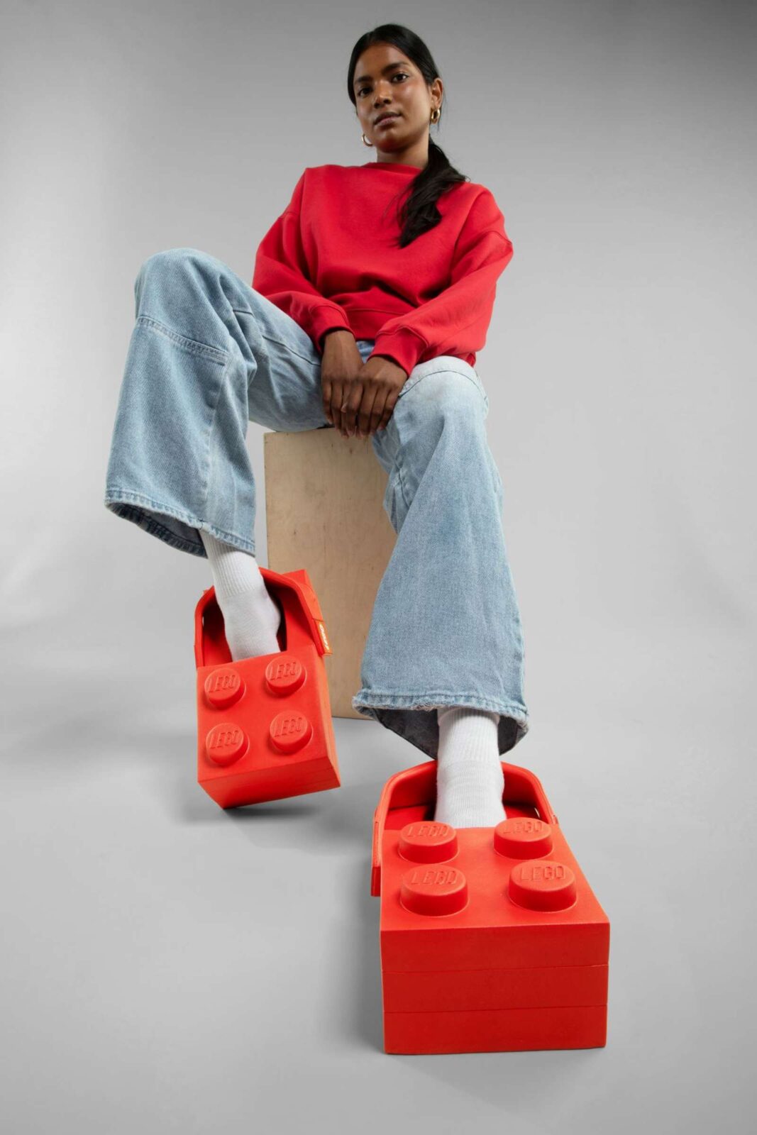 LEGO and Crocs Create a Shoe Shaped Like an Oversized Brick