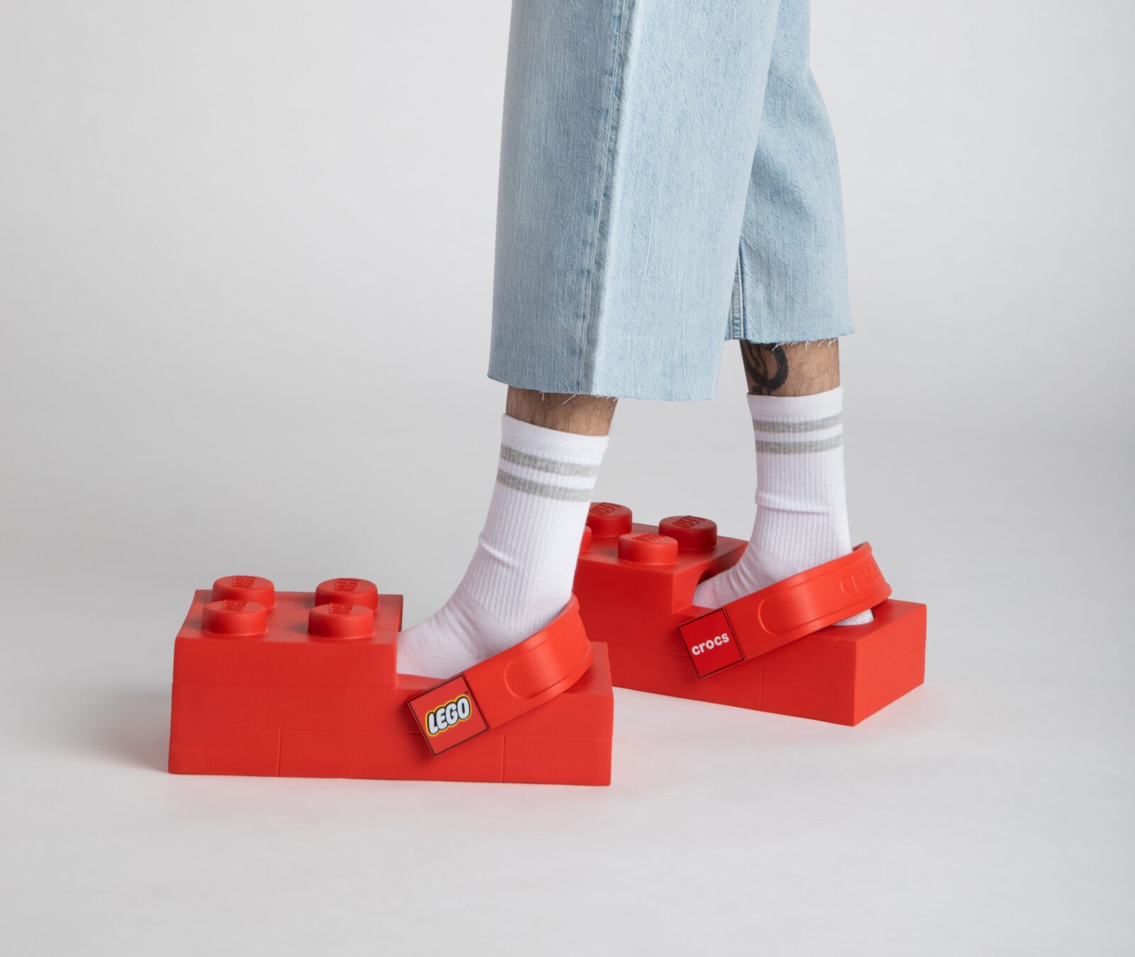 LEGO and Crocs Create a Shoe Shaped Like an Oversized Brick