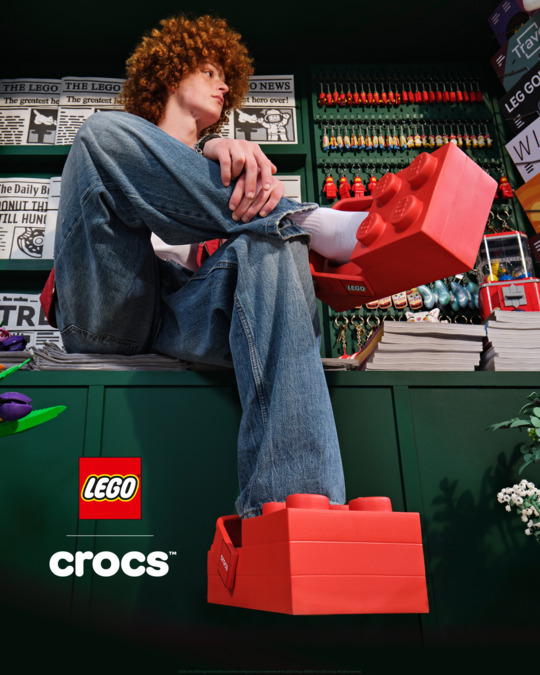 LEGO and Crocs Create a Shoe Shaped Like an Oversized Brick
