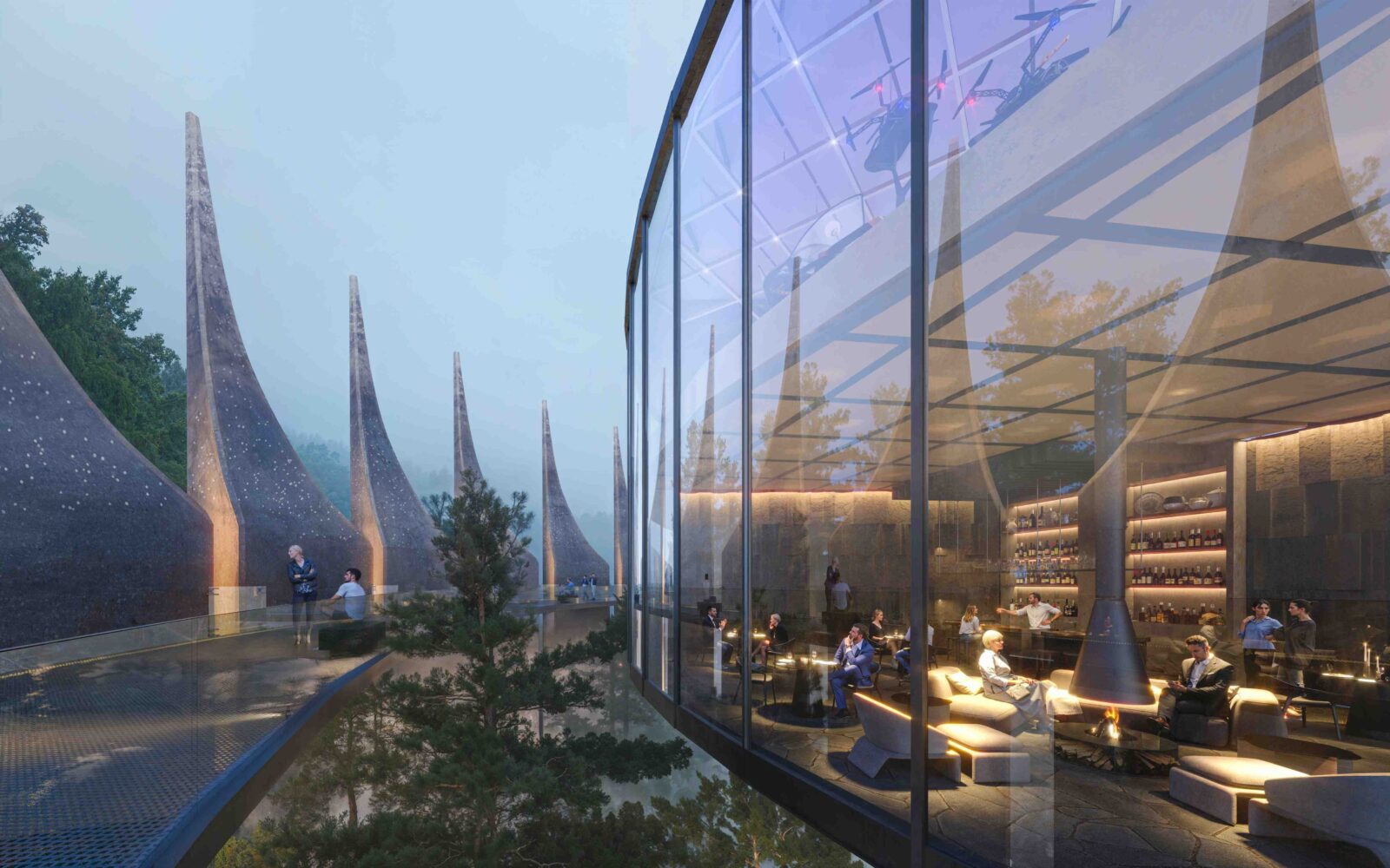 Lynx Drone Station by Sanina Arch Club