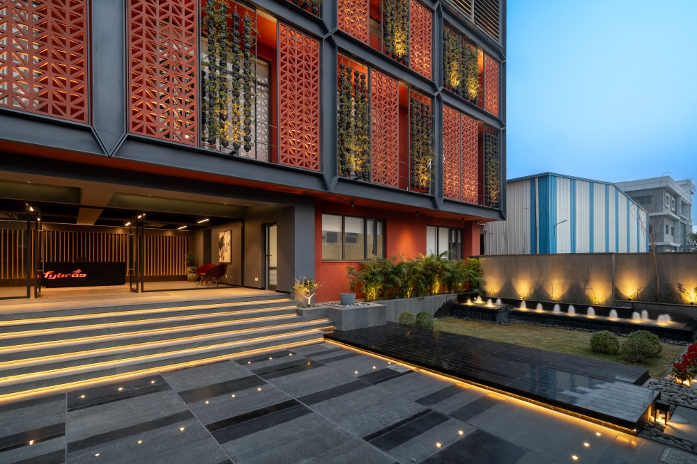 Main building entrance