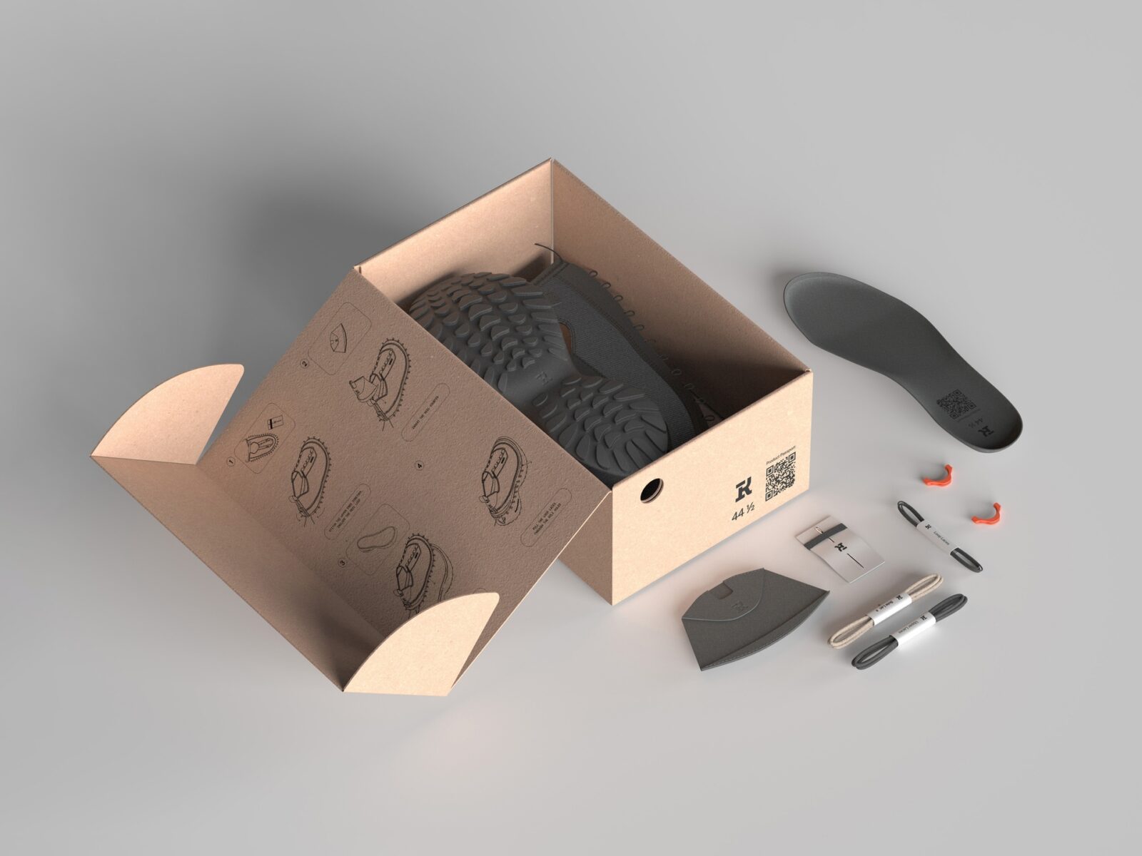 Closed Loop Footwear is a modular sneaker designed by Dominik Scherrer