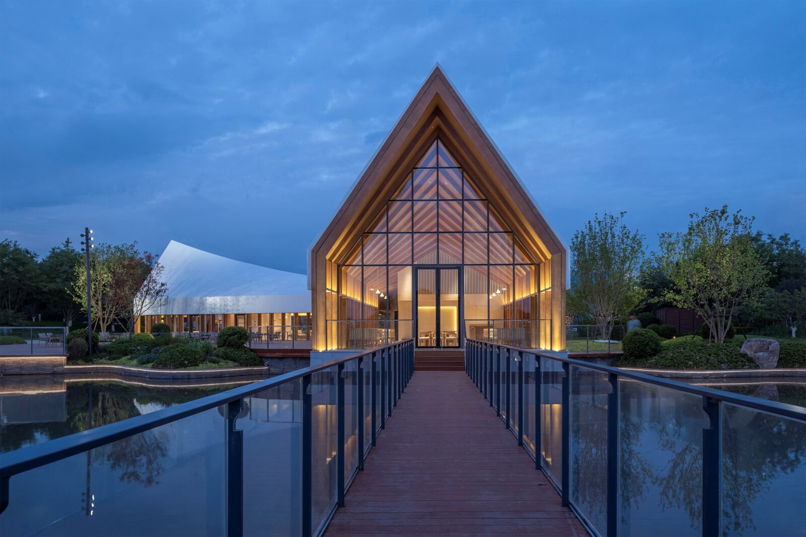 Jinmao Langfang Longhe Central Park Club by J+B Studios Architectural Lighting