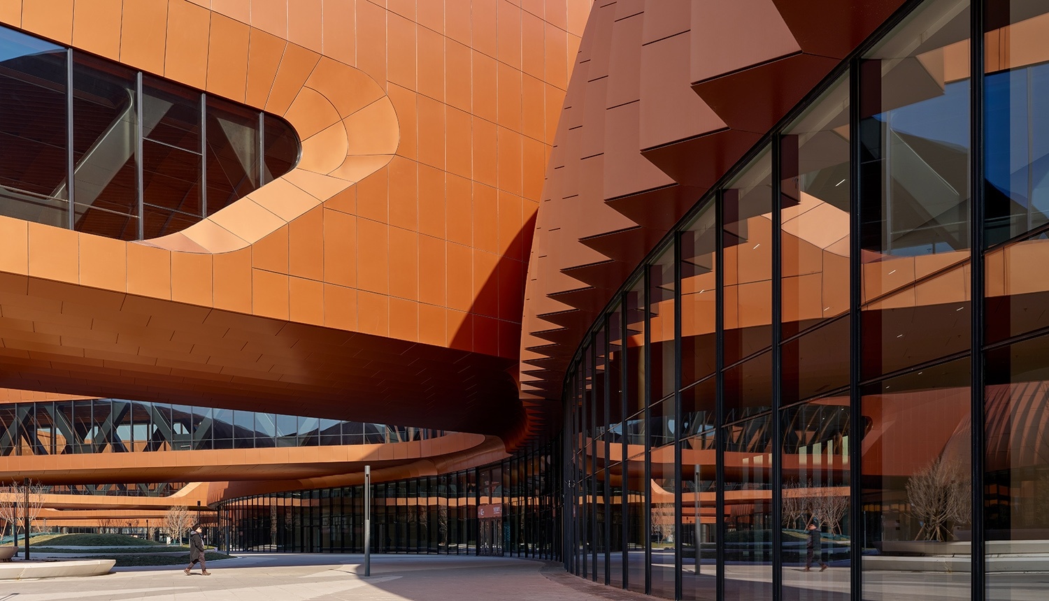 Capital International Exhibition & Convention Centre (CIECC), by Zaha Hadid Architects