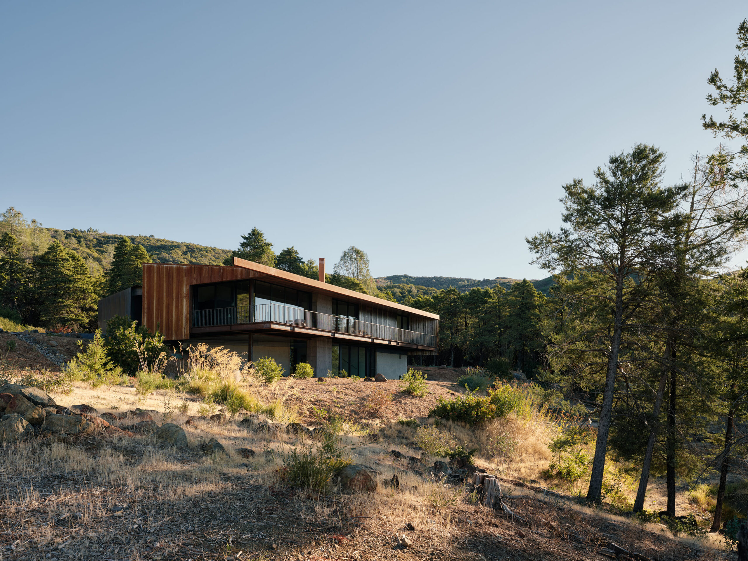 A Fire-Resistant House Built for Life in California's Wild