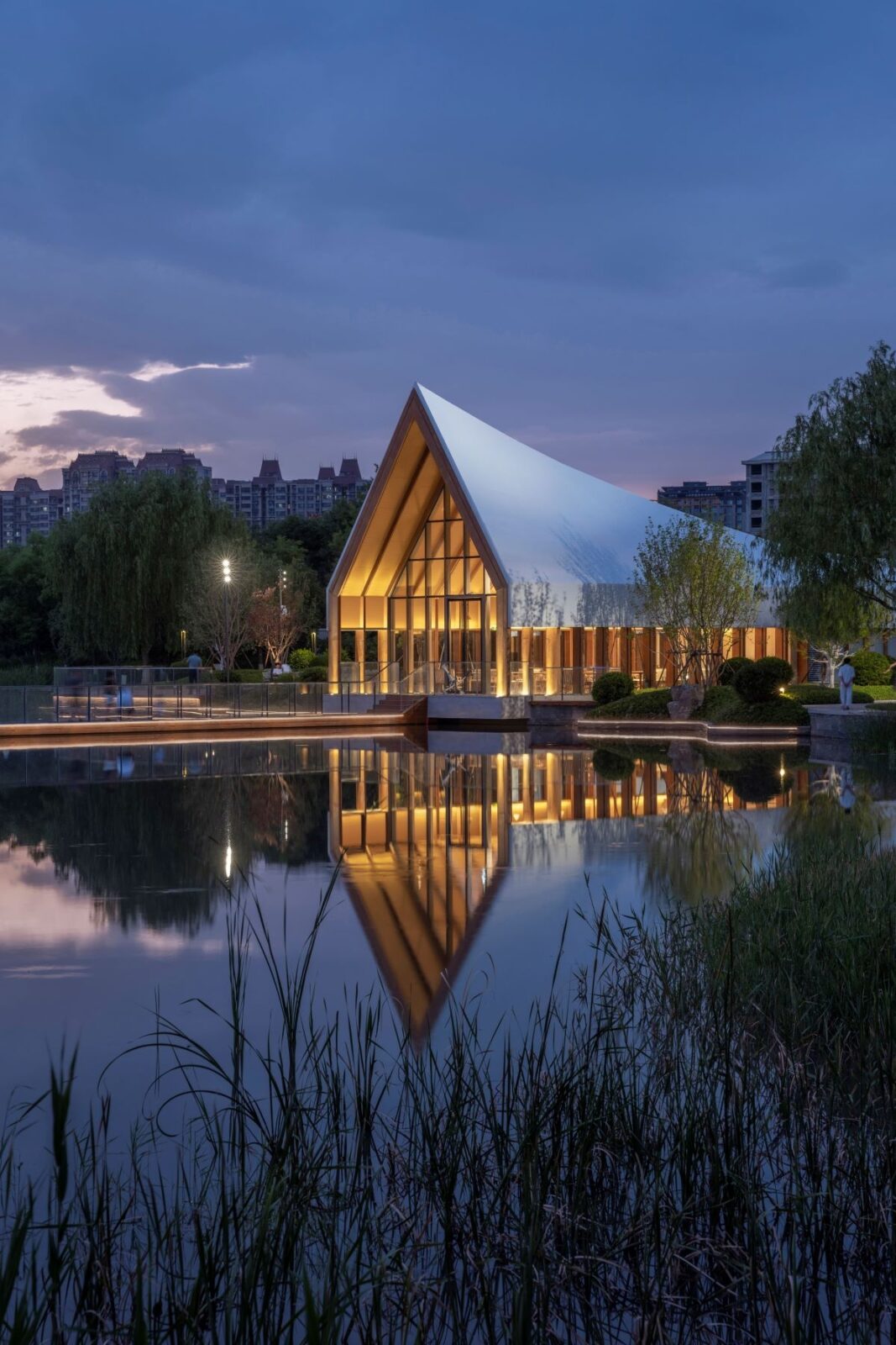 Jinmao Langfang Longhe Central Park Club by J+B Studios Architectural Lighting