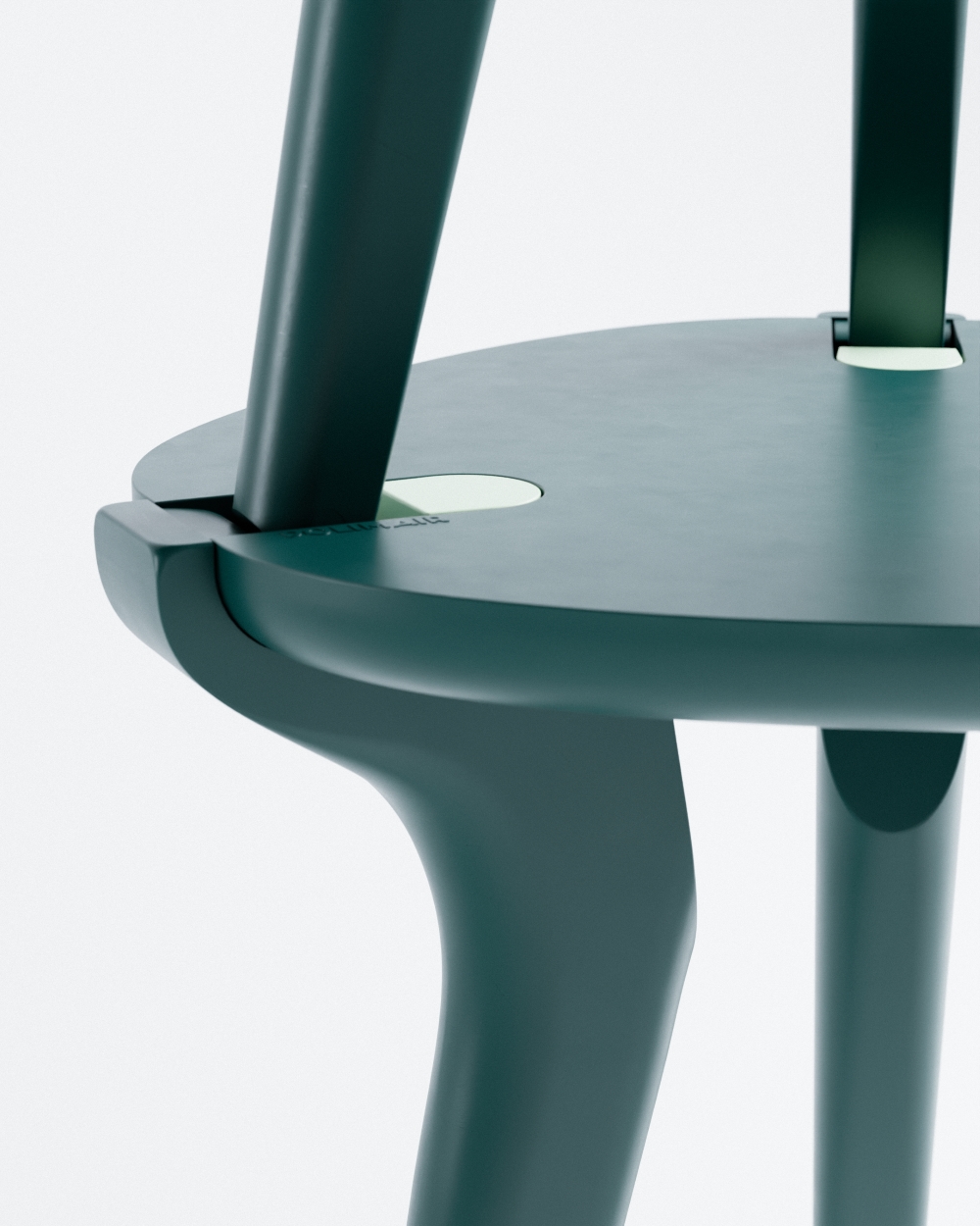 Baiji stools' clipping mechanism