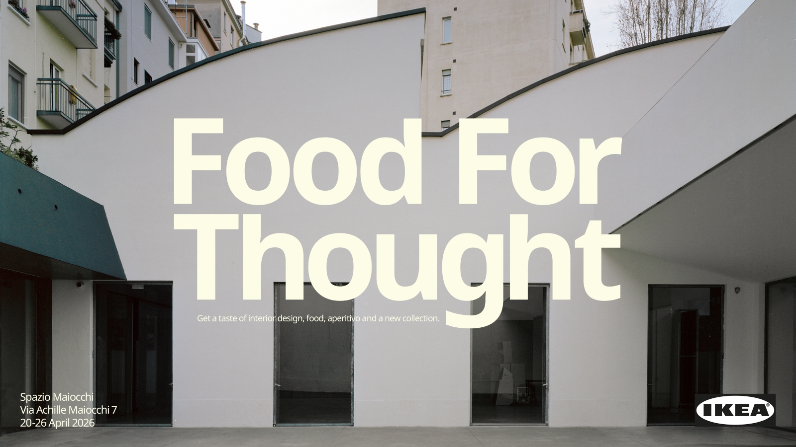 Milan Design Week 2026, IKEA Food for Thoughts