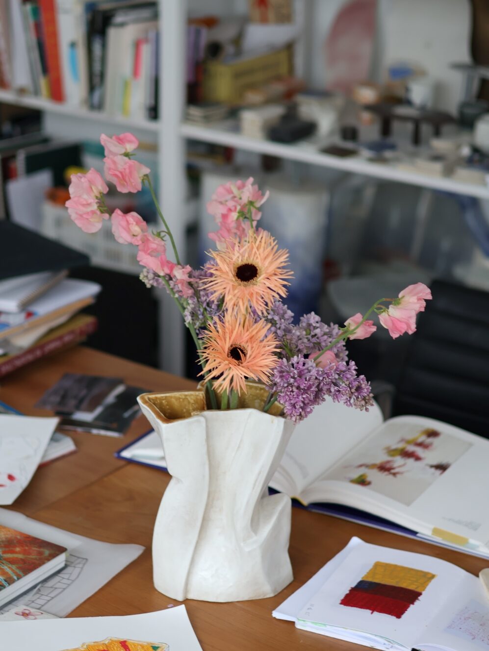 Celine Salomon - Alchemy Vase In the studio