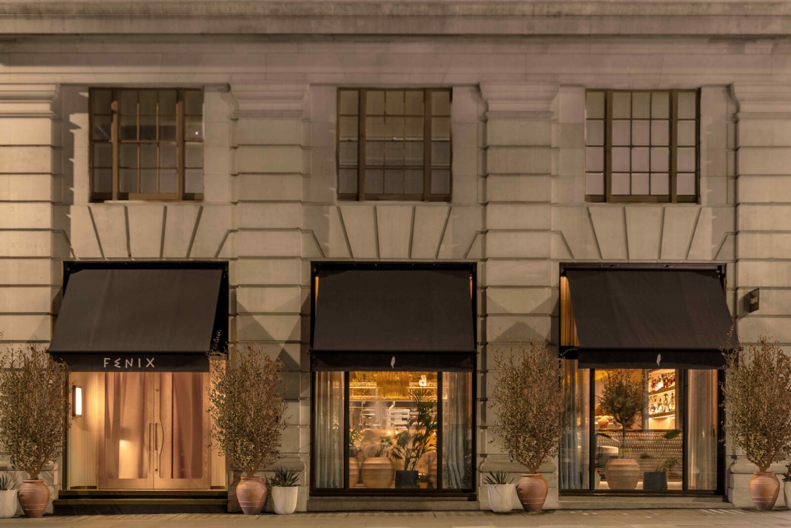 FENIX Mayfair Greek restaurant by Studio WYZE