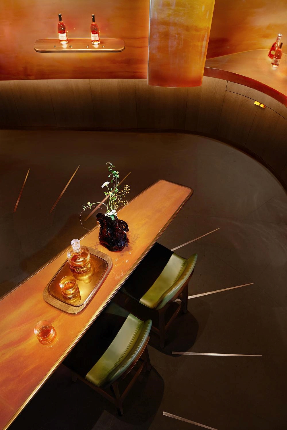 Hennessy bar and floor