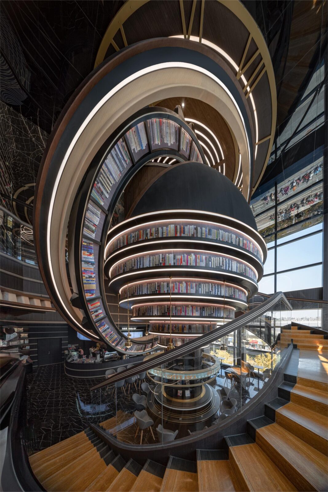 The Huai’an Zhongshuge bookstore by X+Living