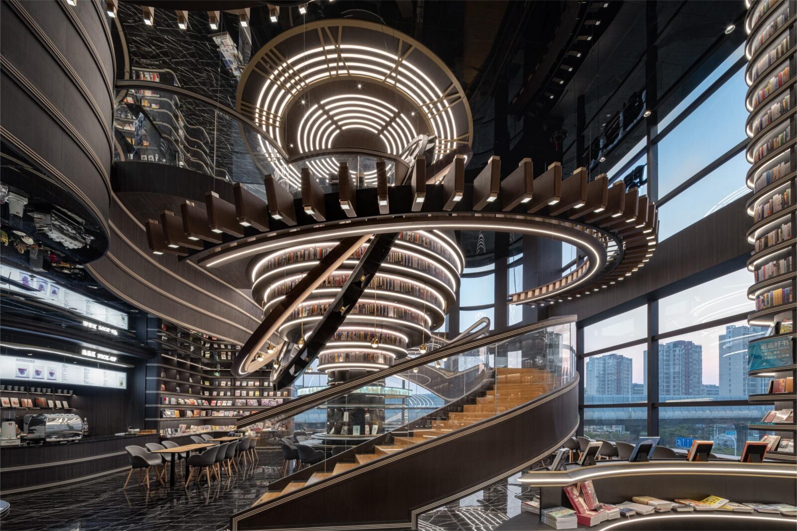 The Huai’an Zhongshuge bookstore by X+Living