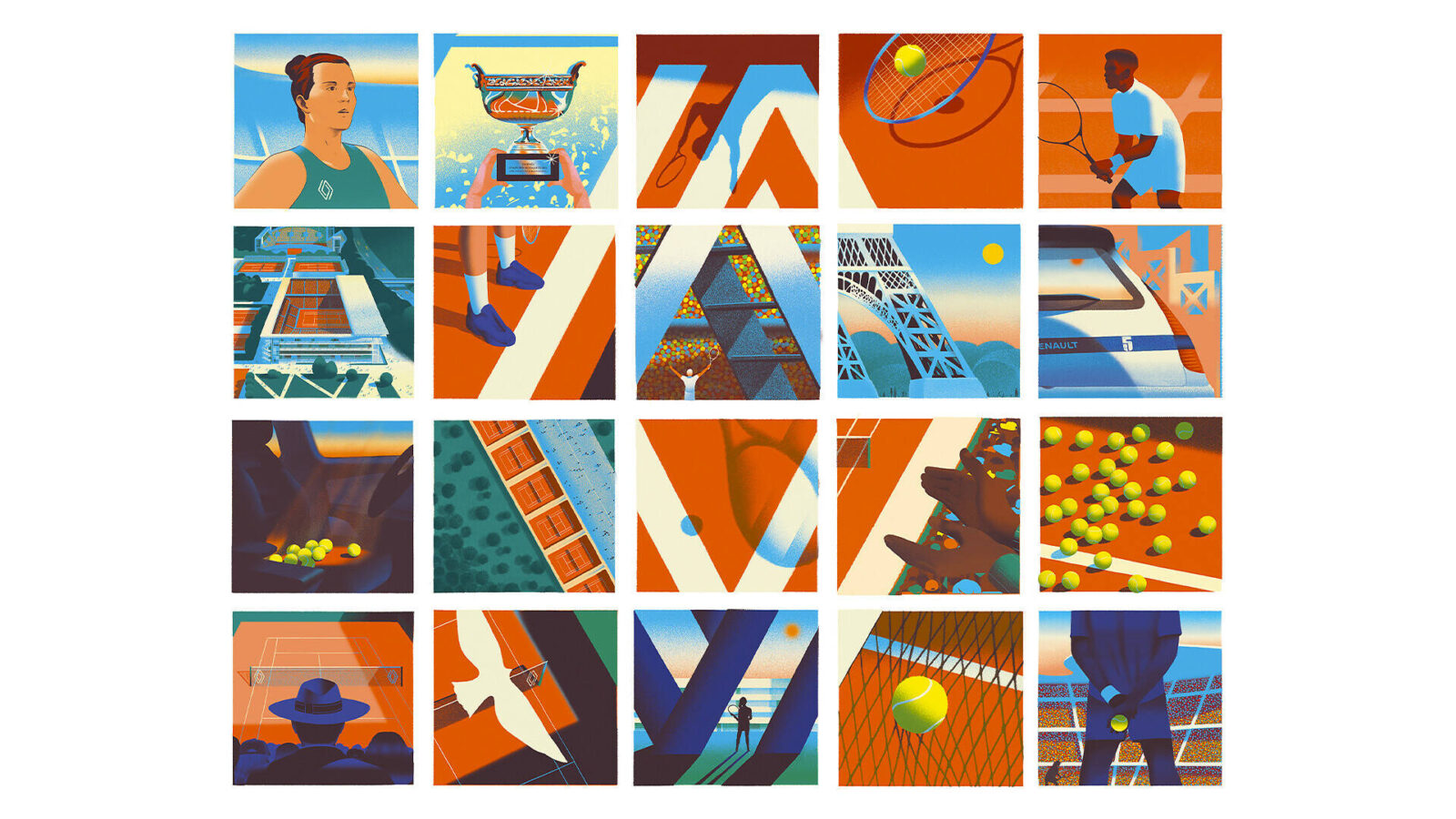 Renault 4 Roland-Garros E-Tech electric Show-car