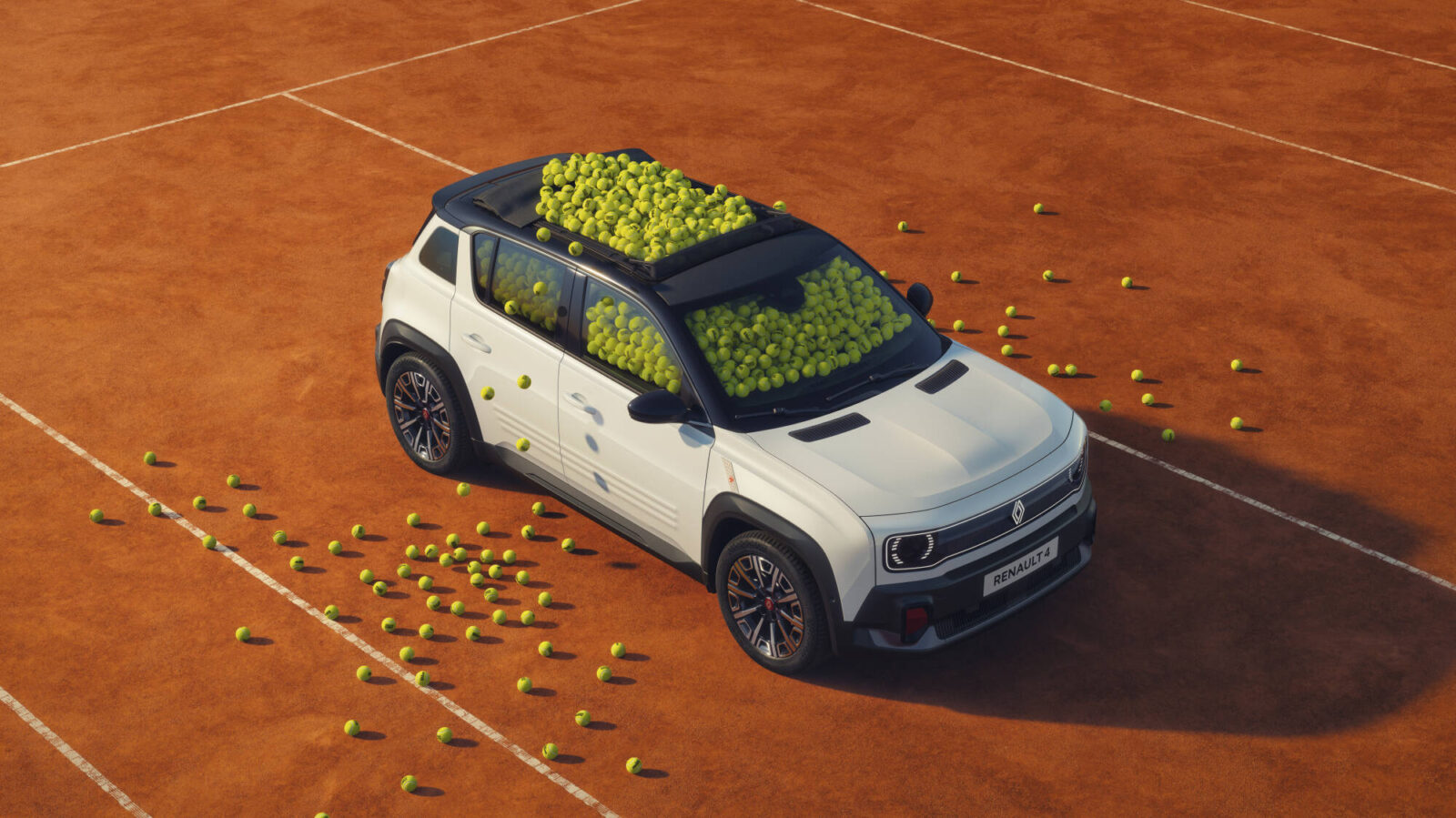 Renault 4 Roland-Garros E-Tech electric Show-car