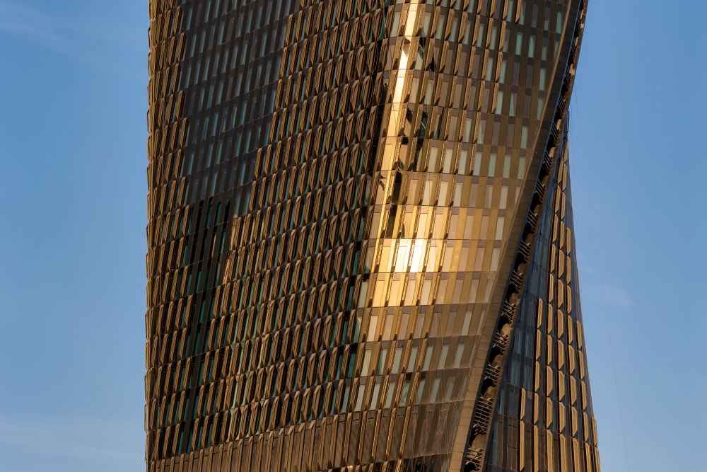 Wasl Tower facade