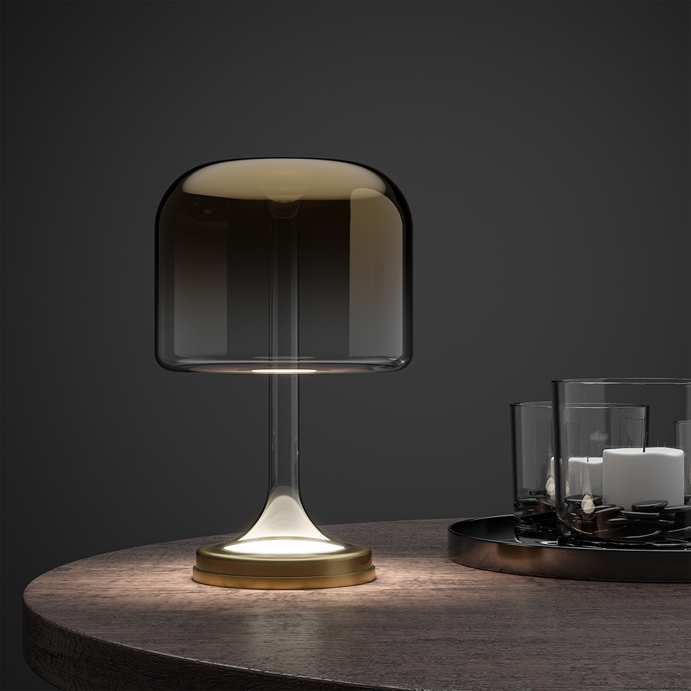 Spirito glass table lamp by Maytoni