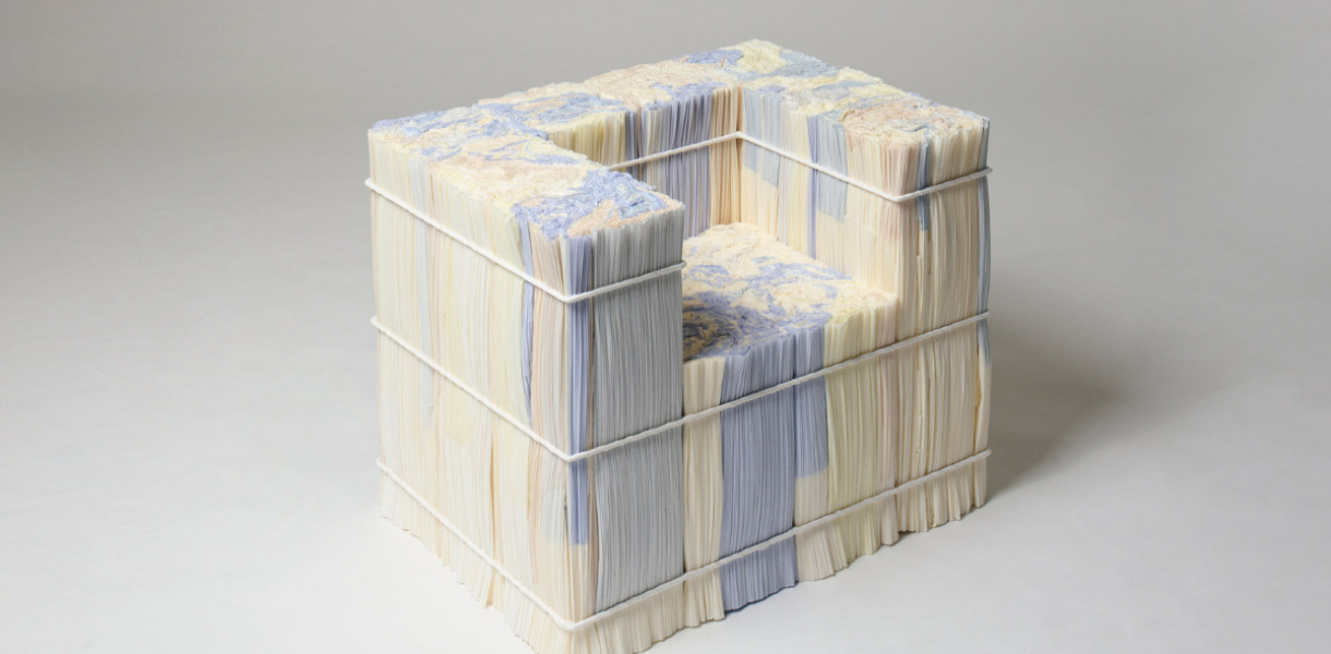 ISSEY MIYAKE store in Milan presents The Paper Log: Shell and Core