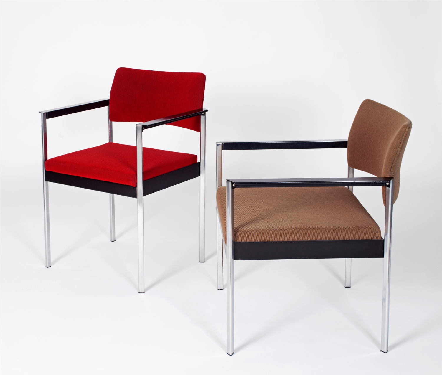 Kho Liang Ie, armchairs Triangel C440 and C445, 1964, prod. C.A. Ruigrok Industrie N.V. (CAR). Collection Stedelijk Museum Amsterdam