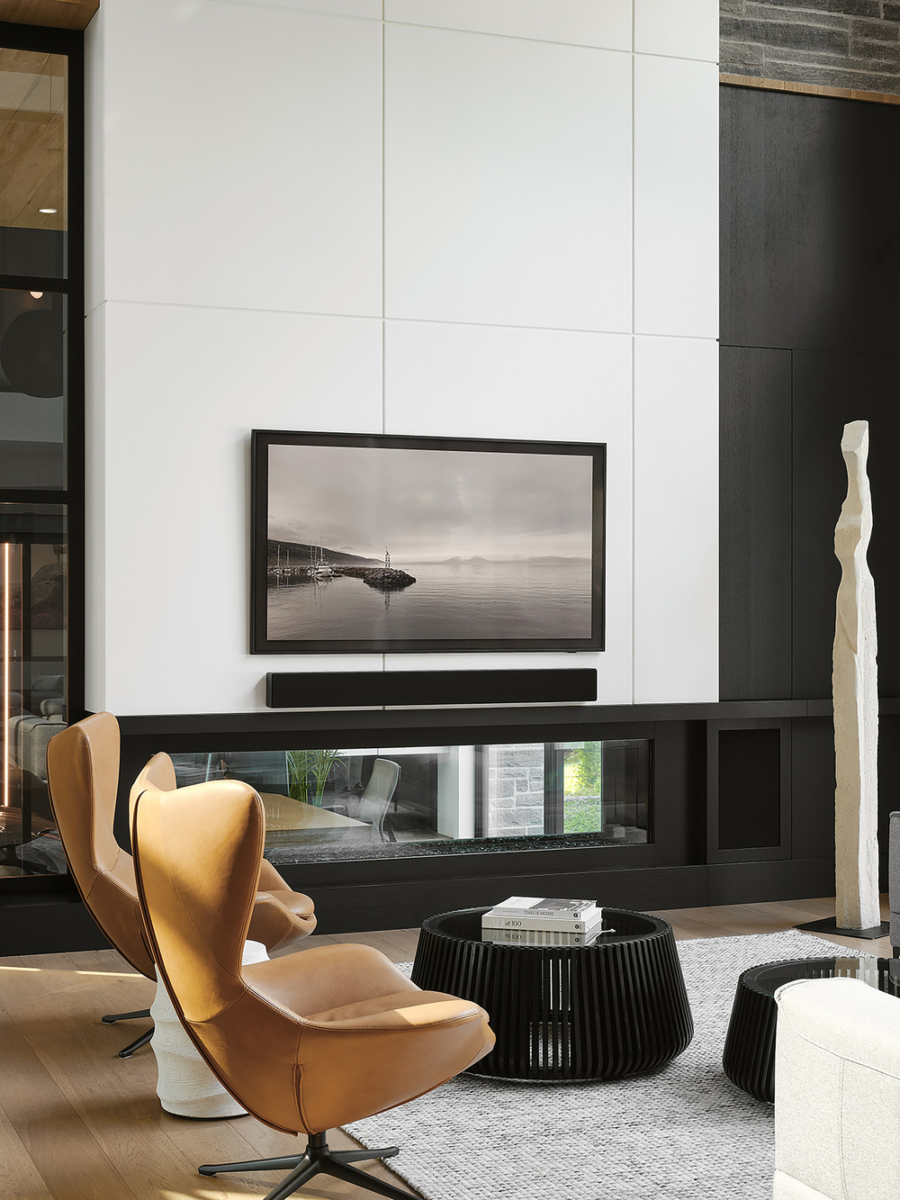 Du Corail Residence interior design in Quebec