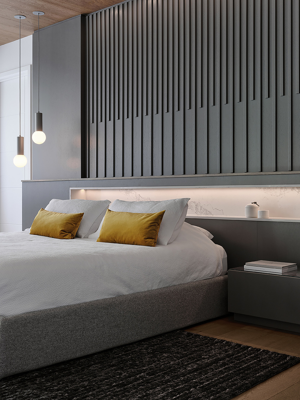 Du Corail Residence interior design in Quebec