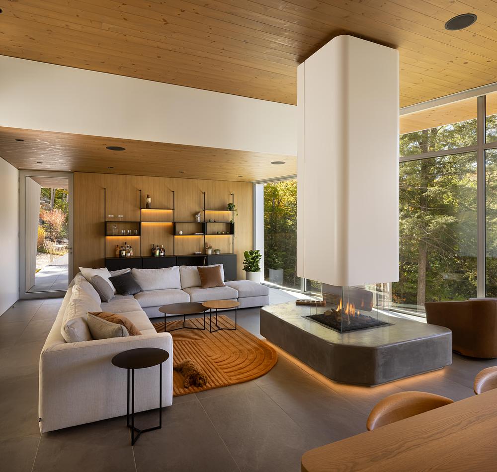 The Albatross - A Modern Family Retreat in Quebec by MU Architecture