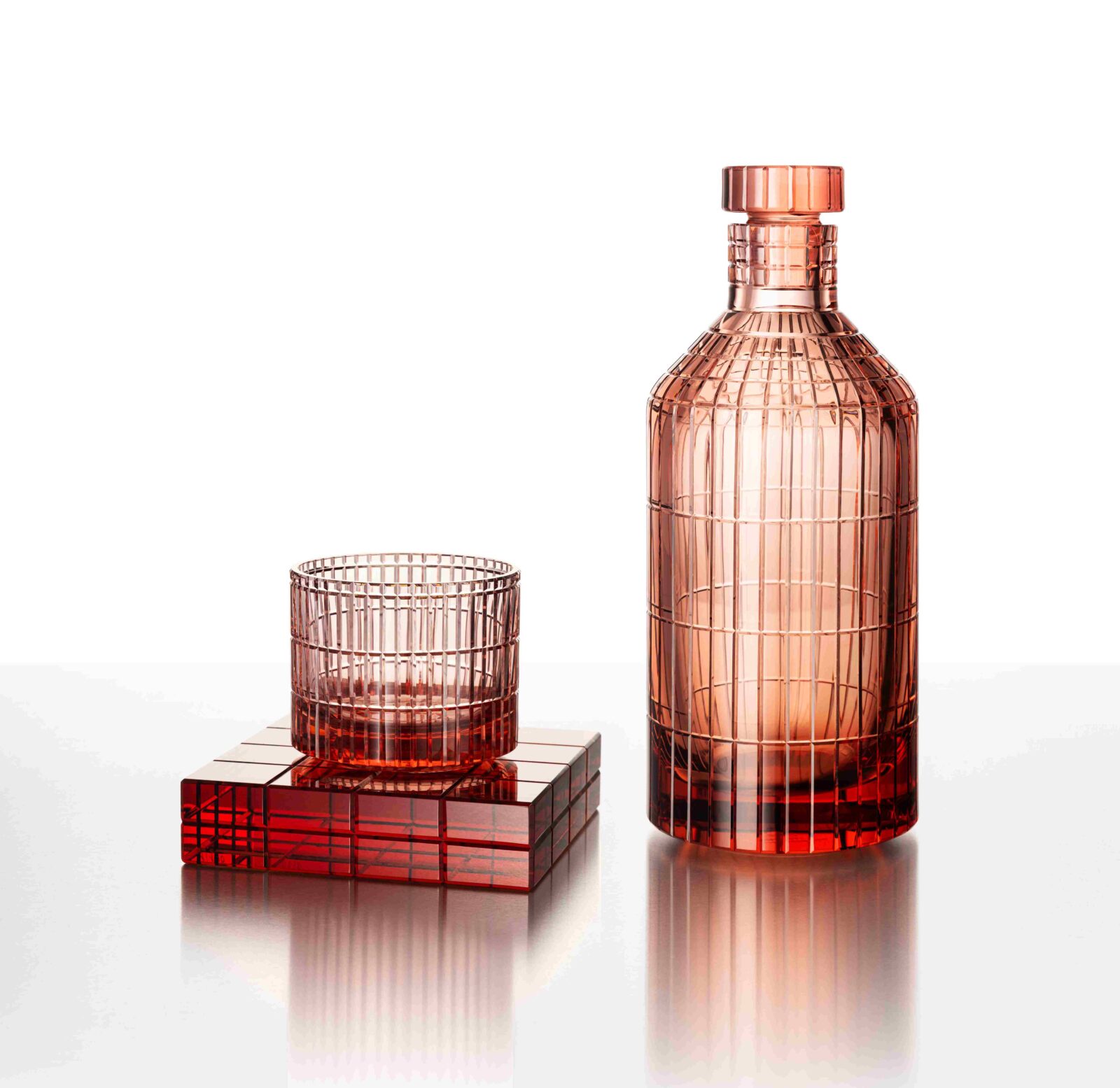 The Axis Collection of glass sets by Laurids Gallée and Moser