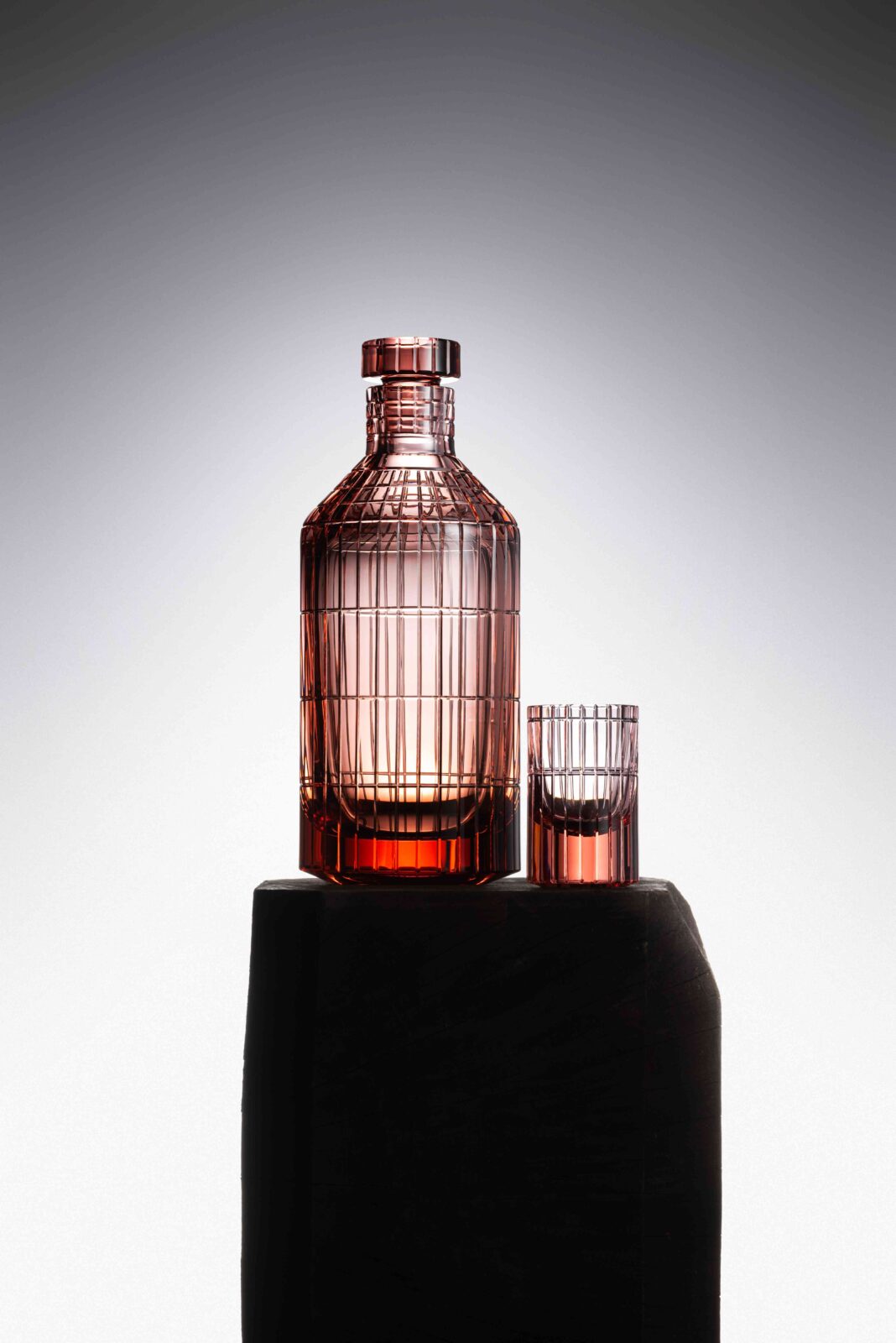 The Axis Collection of glass sets by Laurids Gallée and Moser